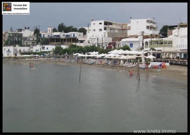 Makry-Gialos Kreta, Makri Gialos: 6 Apartments direkt am Strand zu verkaufen Gewerbe kaufen